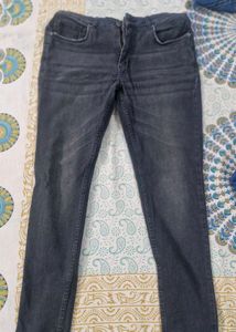 Dark Gray Slim Fit Jeans