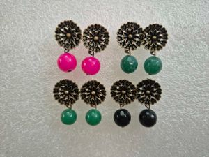 Bohemian Floral Dangle Earrings