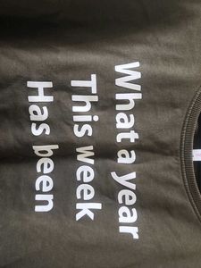 Olive Green Graphic Print T-Shirt