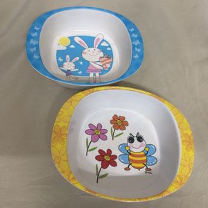 Melamine 2 Cute Bowls