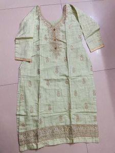 Mint Green Embroidered Salwar Kameez