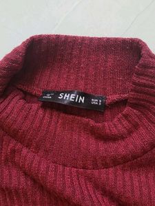 Burgundy Bell Sleeve Top