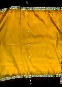 yellow wedding wear saree