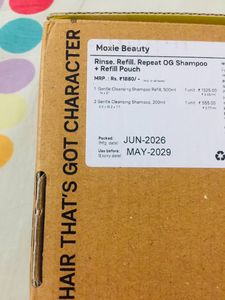 Moxie Gentle Cleansing Shampoo wth Refill Pack