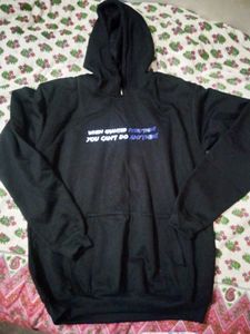 Black Graphic Hoodie