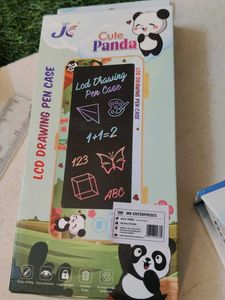 Cute Panda LCD Drawing Pen Case