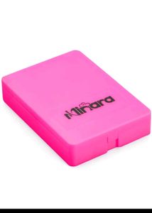 Pink Makeup Brush Set with Mirror