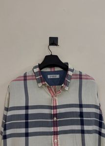 Men's Plaid Button-Down Shirt
