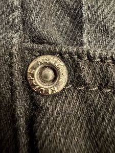 RedTape Black Baggy Denim Jeans