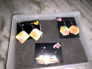 Funky Fruit Slice Earrings