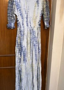 Bohemian Tie-Dye Maxi Dress