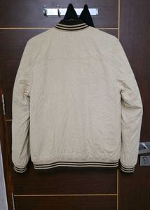 Stylish Tan Bomber Jacket