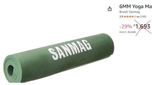 Sanmag Yoga Mat(New) 300 for one