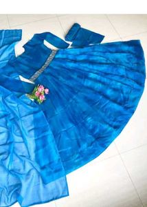 Royal Blue Kurta Set with Dupatta