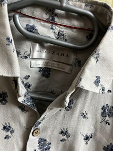 Zara Men's Floral Print Shirt
