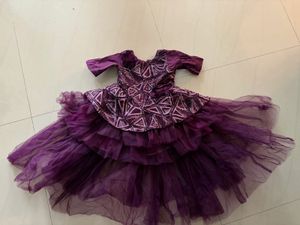 Designer Party Wear flare net dress