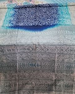 fastive Bandhani cotton Silk Sarees set