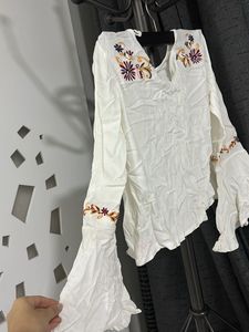 Boho Embroidered top