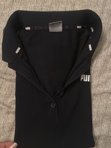 Puma Black Polo T-Shirt