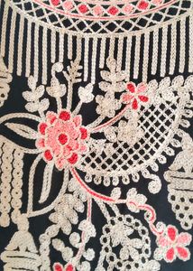 Embroidered Black Kurta
