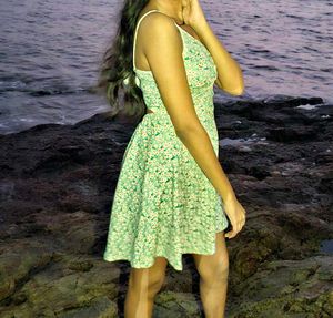 Floral Print Mini Dress