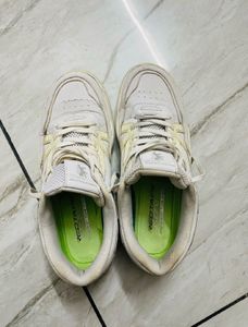 White Red Tape Sneakers