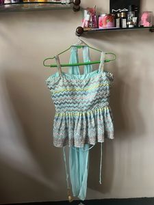 Botique stiched Light Blue Palazzo Pants