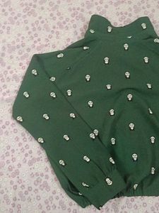 panda Crop Shirt