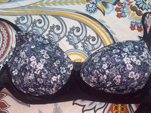 Floral Print Padded Bra