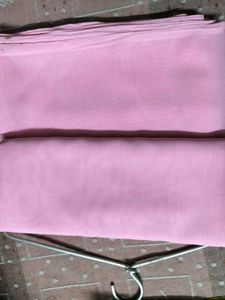 Plain 🩷 Pink Daily Wear Saree