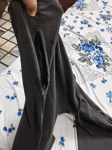 Gray Jersey Pant