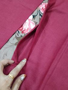 Men's Maroon Kurta🆕