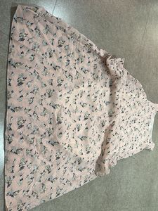 Light Pink Floral Maxi Dress