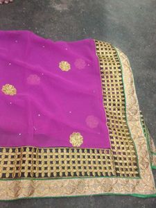 new embroidered saree