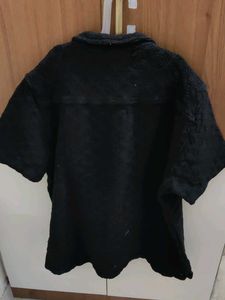Cozy Textured Black shirt