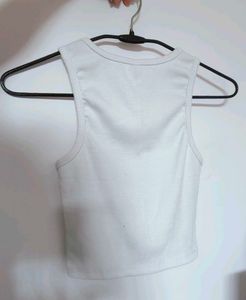 White Basic Tank Top
