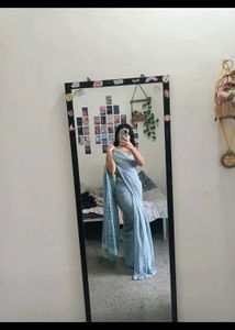 Elegant Light Blue Saree