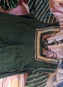 Elegant Green Kurta Set with Dupatta