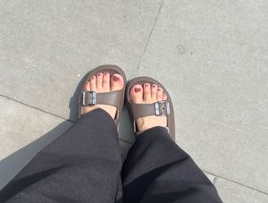Stylish Brown Buckle Sandals