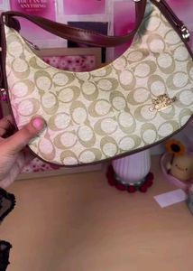 Coach Hobo Bag Monogram Canvas