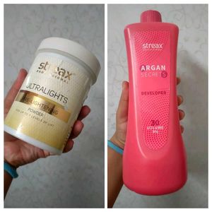 Streax Professional Hair Lightener Kit