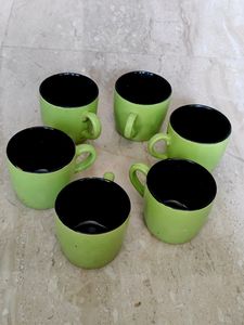 Green Cup Set Of 6