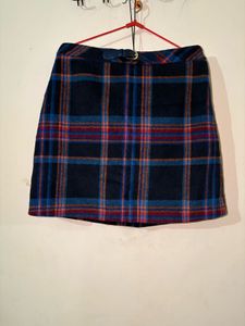 Vintage Plaid Mini Skirt