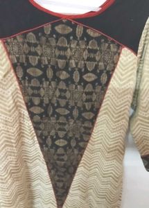 Pure Cotton Fabric Formal Kurti
