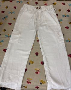 White Cargo Pants