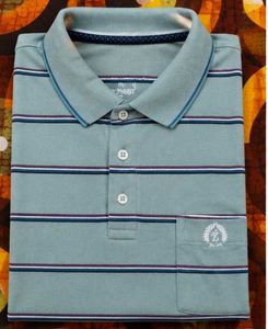 Men's Striped Polo T-Shirt