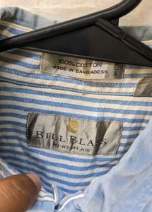 Light Blue Short Sleeve Button-Up Shirt