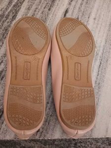 Cute Pink Bow Ballerina Flats