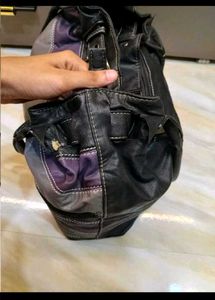Striped Shoulder Bag