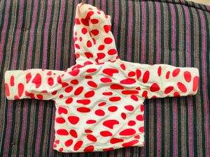 Cute Red Polka Dot Baby Jacket